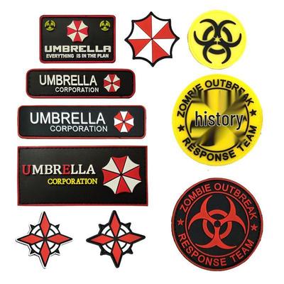 Toppa da braccio in PVC 3D con velcro Resident Evil Umbrella Corp in stock