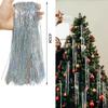 3000 Strands Icicles Iridescent Tinsel Foil Fringe Garland For Christmas Xmas Tree Decorations Party Supplies Holiday Home Decor