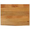 VidaXL Table Top with Live Edge 70x60x2.5 Cm Solid Mango Wood 370547