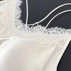 Versatile Lace Satin V-Neck Camisole Bra – Spring/Summer