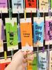 Guochao Wenchuang Classical Chinese Style Inspirational Text Bookmark & Wall Decoration Cards