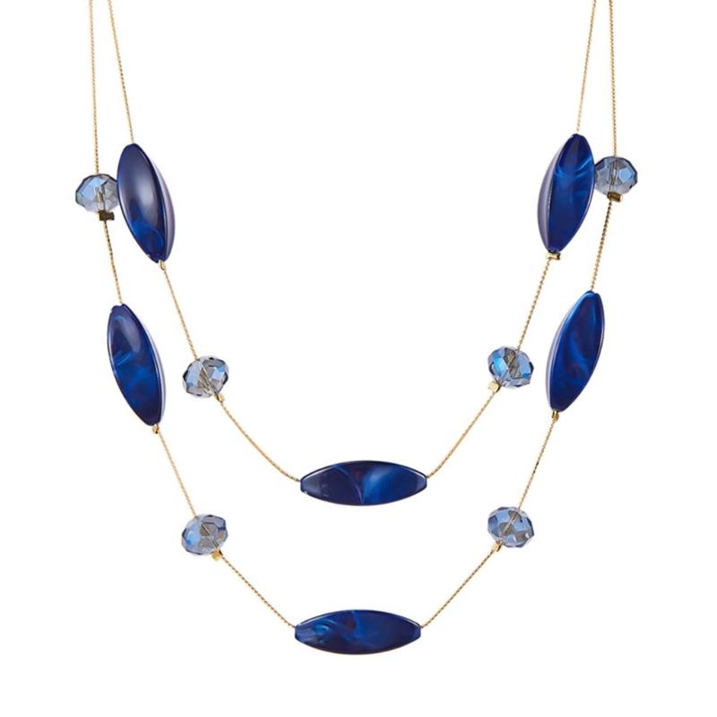 Alloy Collarbone Necklace with Geometric Designs for Various Occasions