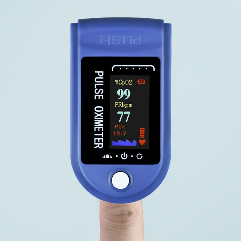 Monitor tlenu we krwi Pulsoksymetr na palec Monitor saturacji tlenem Klip do pulsoksymetru na palec
