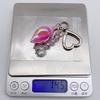 Cute Colorful Bead Conch Keychain Pendant Fashionable and Practical Keyring Key Charm for Backpack Bag Decoration