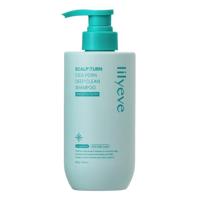 LILYEVE Scalp Turn Cica PDRN Deep Clean Shampoo 500g