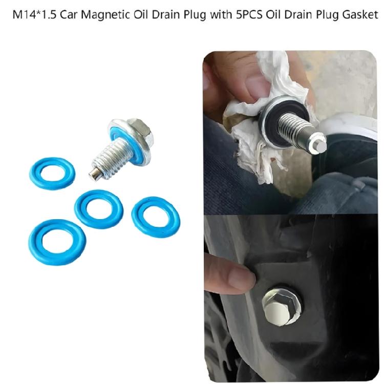 2Pack Corrosion Resistant Magnetic Drain Plugs M12X1.75 55577568, 090-948, 090-948CD For Smooth Installation