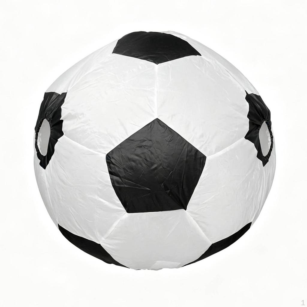 Soccer Ball Costume Inflatable Hilarious Suit for Adults, Halloween,