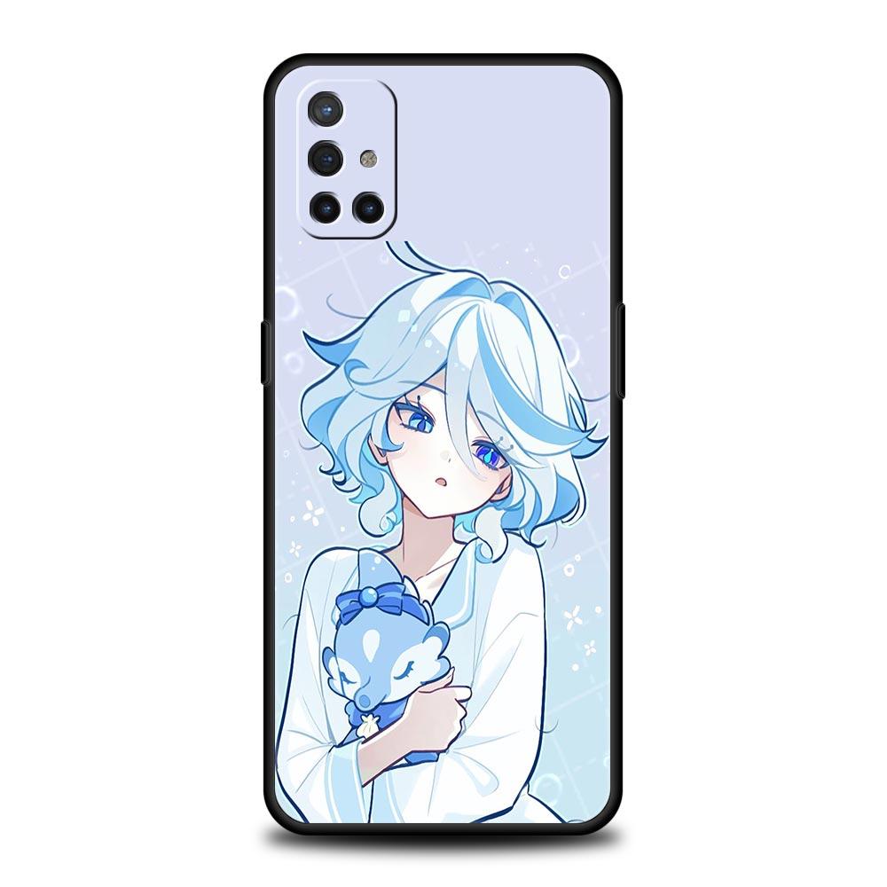 Genshin Impact Roztomilý Furina Pouzdro na telefon Pro OnePlus 13 12 11 10 9 8 7T Pro 13R 12R 10R 9RT 8T Nord N200 2T CE 2 3 5G Lite Kryt