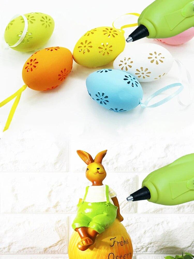 1PC Hot Melt Glue Gun Portable USB Wireless Charging Model 3.7V Lithium Battery Glue Gun 7mm Strong Adhesive Rod Gluing Artifact