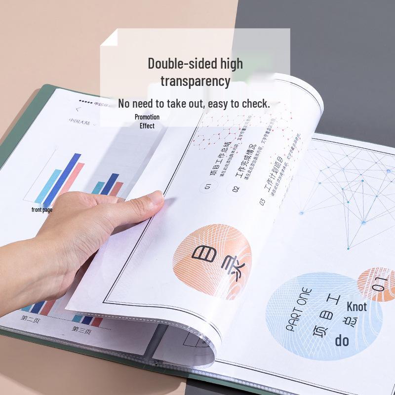 Multi-Color A4 Music Folder & Test Paper Storage Book