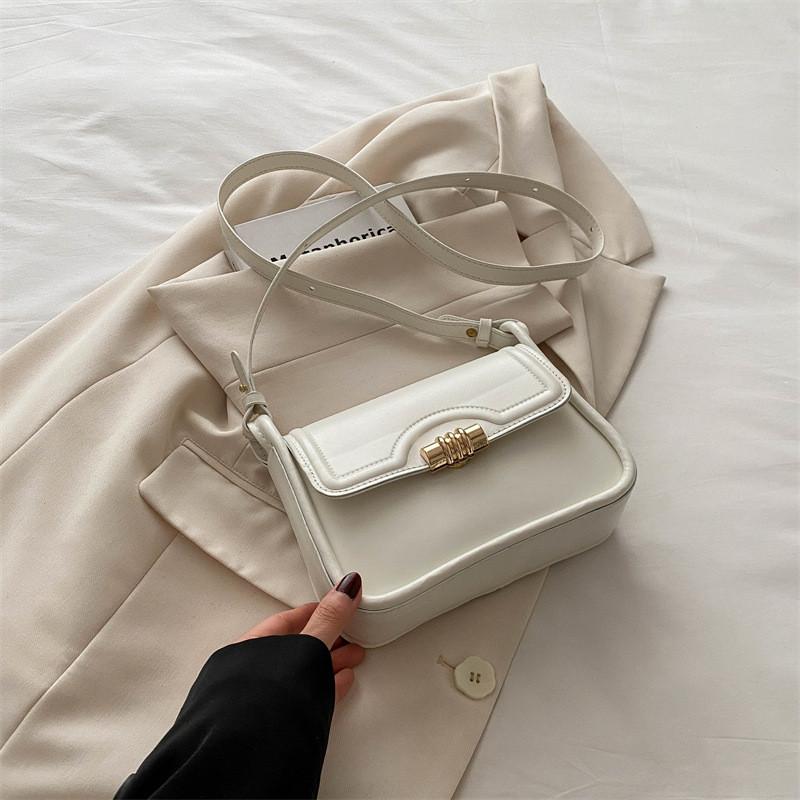 Trendy Retro Shoulder Bag For Women Stylish Small Square Crossbody Handbag
