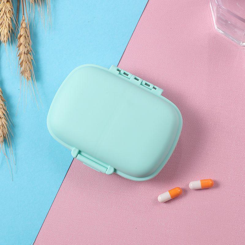 Mini Portable 8 Grids Pill Box Weekly Medicine Pill's Box Pill Case Drug Dispense  Travel Medicine Organizer Storage Container