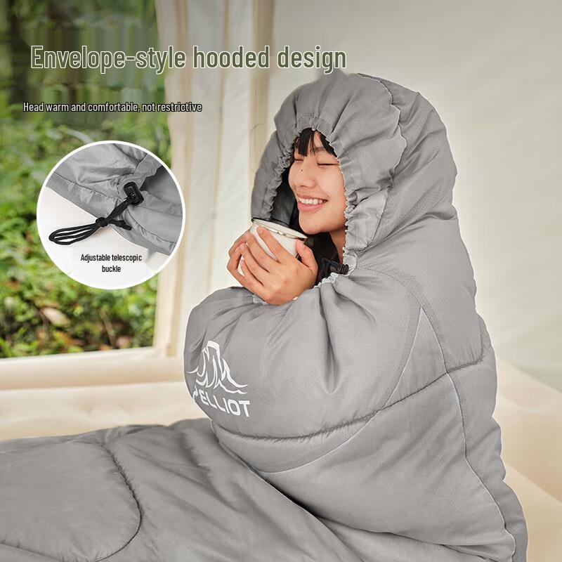Pelliot Outdoor Unisex Hollow Cotton Packable Winter Sleeping Bag