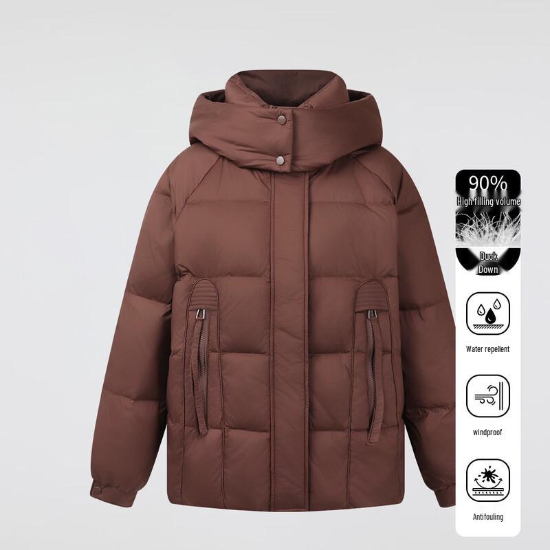 

Жіночий короткий пуховик FivePlus з капюшоном S