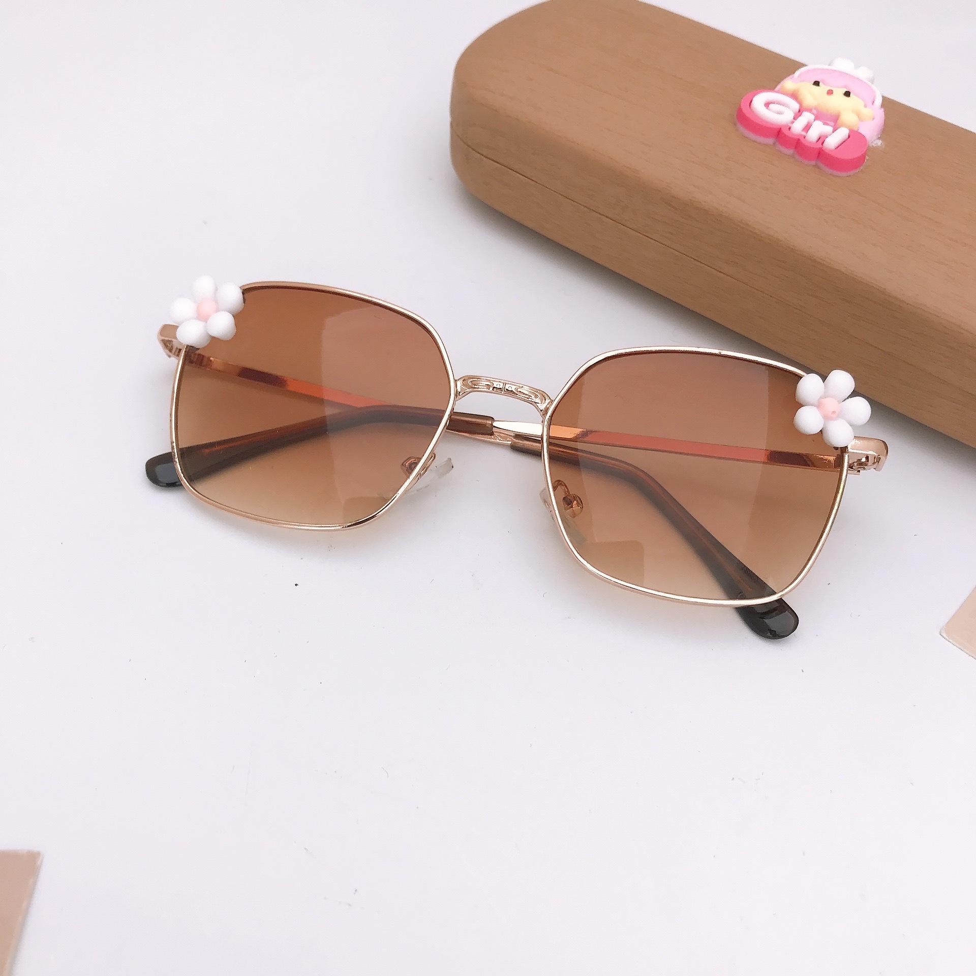 

Детские солнцезащитные очки своими руками, маленькие ромашки, милые цветочные солнцезащитные очки для мальчиков и девочек, солнцезащитные очки с защитой от ультрафиолета Tide