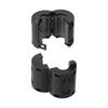 10 Pack Ferrite Ring Noise Suppressor Clips with Double Snap Mechanism for USB Mouse Keyboard and Headset Cable Use