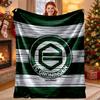 FC Groningen Pattern Blanket for Home Decoration, Bed, Sofa, Car Travel, Camping, Suitable for All Seasons, Birthday Christmas Gift