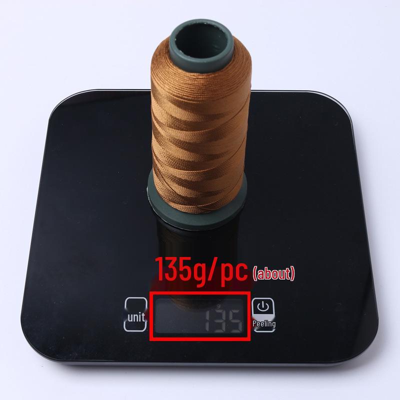High-Strength Colored 420D Leather & Nylon Thread - Mercerized, Thick, Smooth, 3-Ply Canvas Sewing Thread - Free Shipping