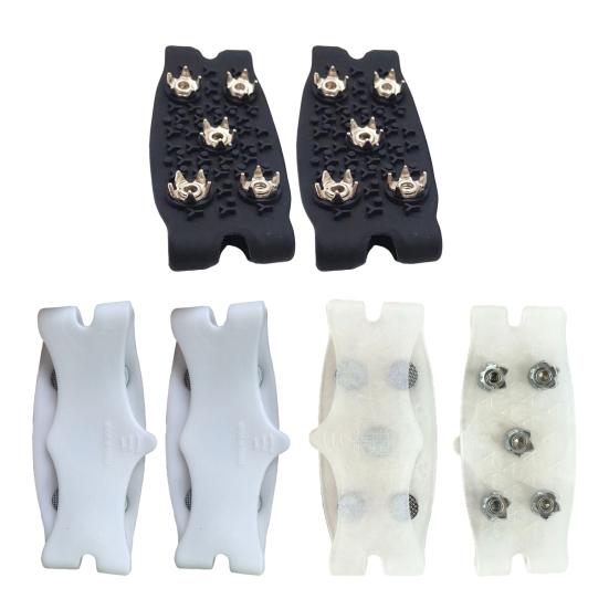 1 pora ledkabių su 5 dygiais vyrams ir moterims, žiemai, lauko vaikščiojimui, ledo ir sniego sukibimo griebtuvai, neslystantys batų dygiai