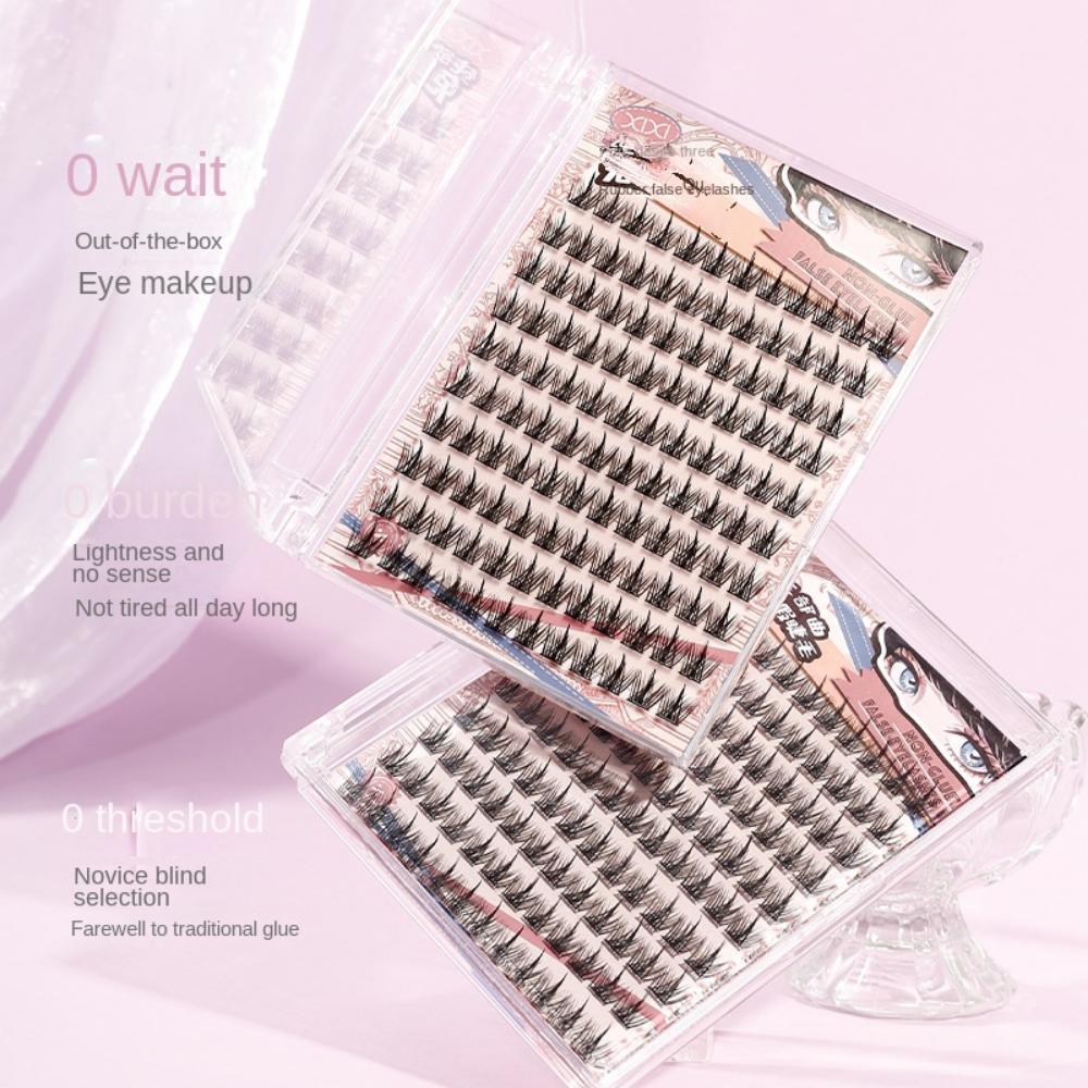 Glue-free False Eyelashes for Women, Sunflower Trilogy, Natural Simulation, Glue-free Self-adhesive Eyelash Stickers for Lazy People