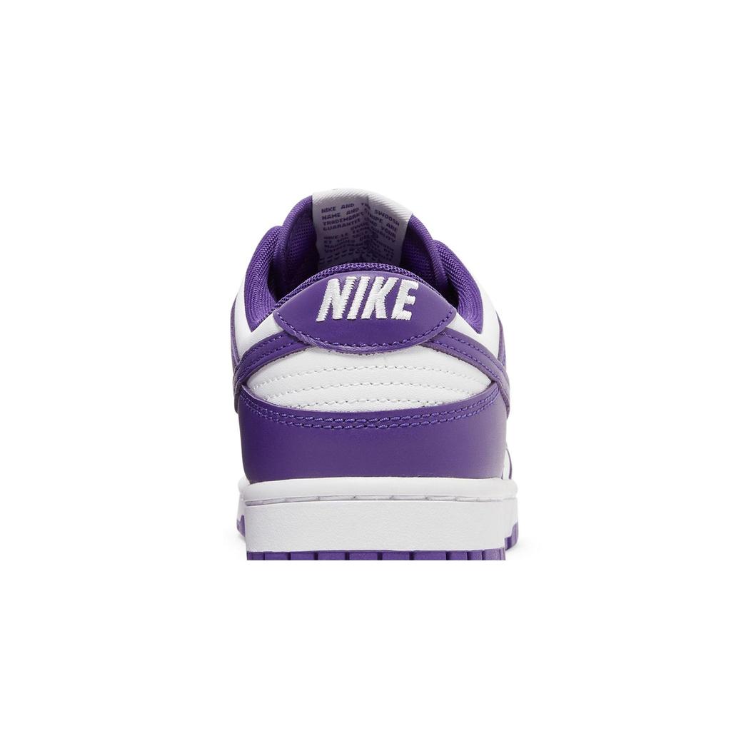 Nike Dunk Low 'Championship Purple' (Unisex) White / Court Purple Skateboard Shoes DD1391 104