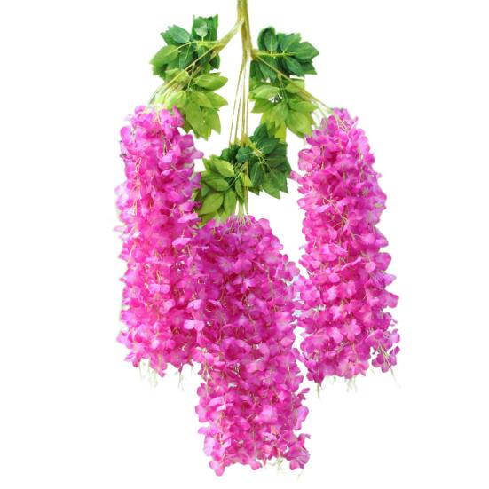 

Имитация цветов, подвесная корзина для двери, гирлянда, реалистичный вид, яркий цвет, свадебный венок, имитация лозы, декор розы красного