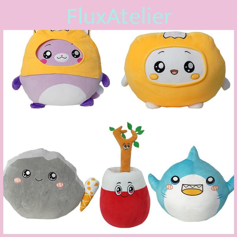 Lankybox Foxy Boxy Shark Rocky Sticky Plush Toys Maximum Softness And Comfort
