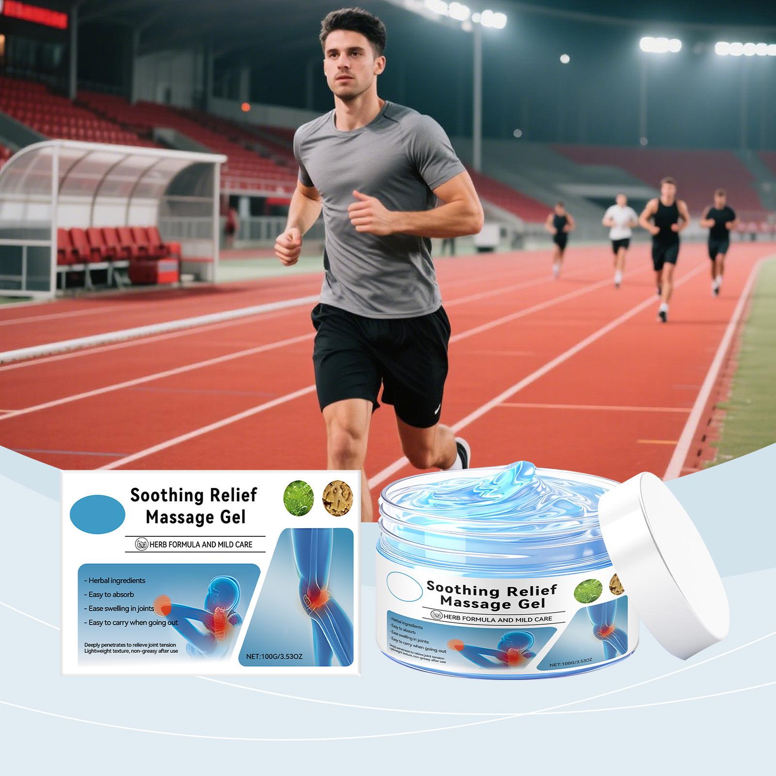 Массажный гель для суставов, Успокаивающий массажный крем с экстрактами полыни и корней. Поддержка суставов всего тела для коленей, поясницы, шеи, рук, стоп One Size