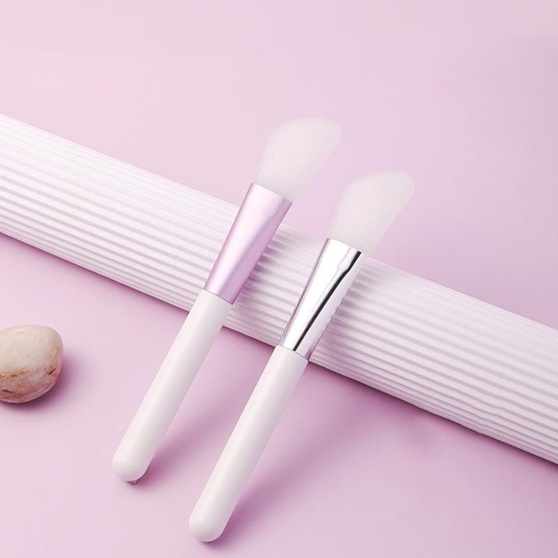 1/2Pcs White Makeup Silicone Facial Mask Brush Professional Mud Cream Brushes Diy Skin Care Foundation Gel Cosmetic Beauty Tool