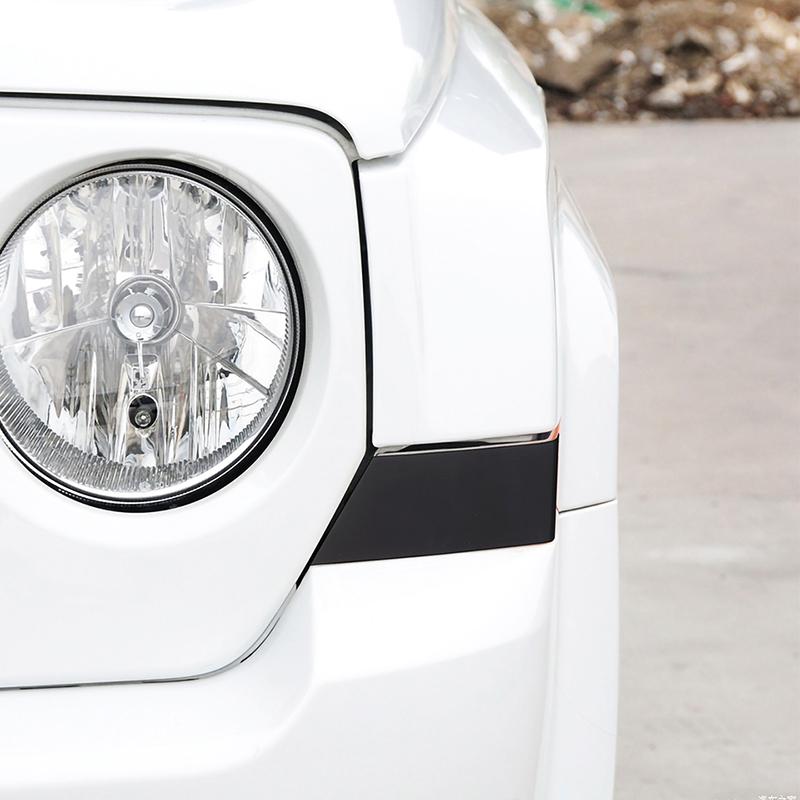 Autocollants de couverture de décoration de lampe de clignotant avant de voiture adaptés à la Jeep Patriot 2011 – 2016, accessoires extérieurs en PVC