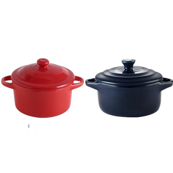 Microwave & Oven Safe Ceramic Stew Pot with Lid
