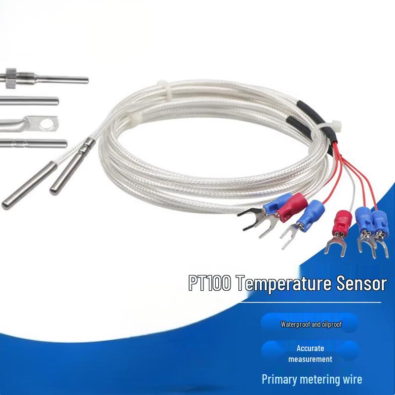 Industriell vattentät högtemperatur PT100 temperatursensorprob
