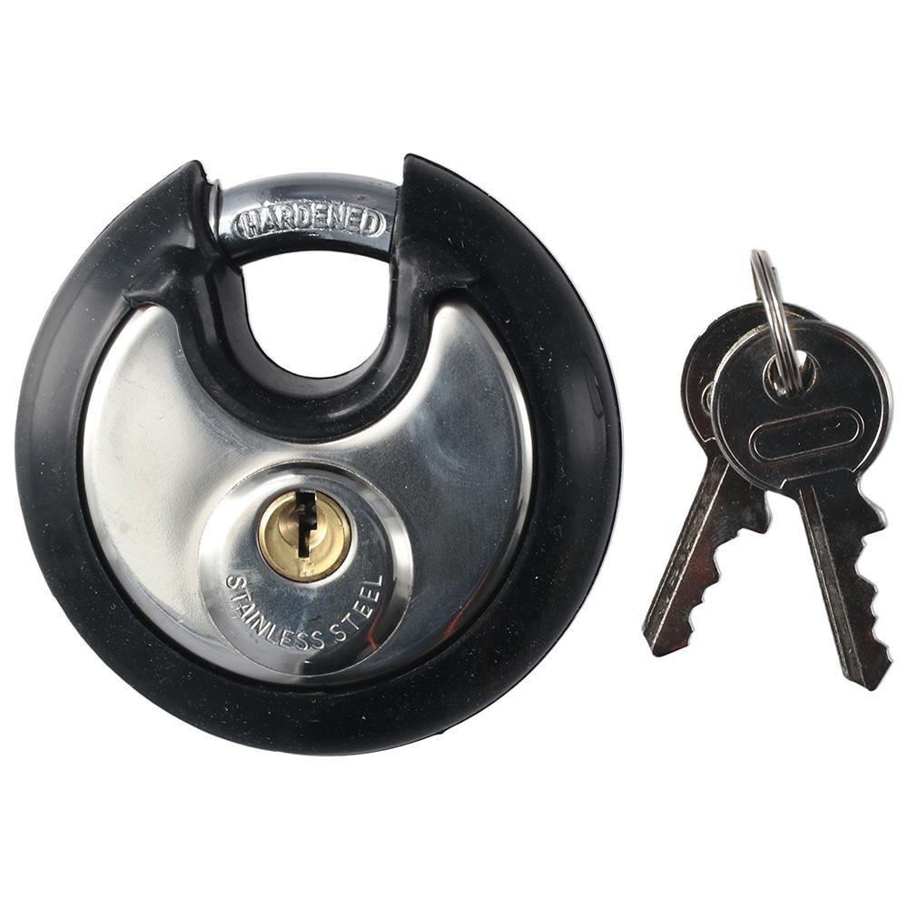 

3/8 Inch Keyed Padlock with Keys Shackle Storage Lock for Warehouse, Garage and Outdoors