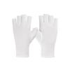 1 Pair  Soft And Light Fingerless Anti Uv Radiation Protection Gloves Onesize