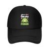 Just A Girl Who Loves Kawaii Frogs Baseball Cap Sunhat Fishing Hat Hat Unisex Western Hat For Girls Unisexs