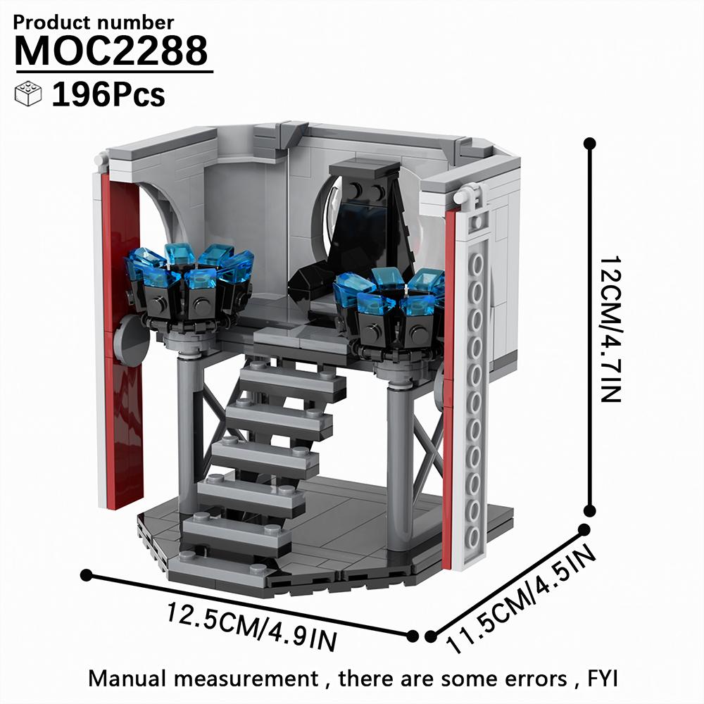 MOOXI Hvězdné války Bojový tank Model Cihličky DIY Dioráma Dospělí Děti Hračky Stavebnice Montessori Dárky Pokojová dekorace
