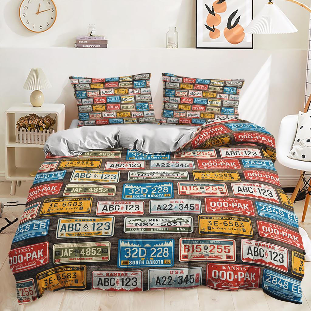 Three-Piece World Cup Football Quilt Cover Decorative Bedding Digital Printing Kit