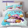 Majin Buu Pattern Bedding,Quilt Set Quilt Cover Pillowcase Home Birthday Gift (1 * Duvet Cover + 2 * Pillowcase, Without Core)