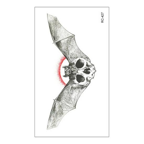 Ruikalong Scary Halloween Waterproof Tattoo Stickers - Scorpion & Spider Designs