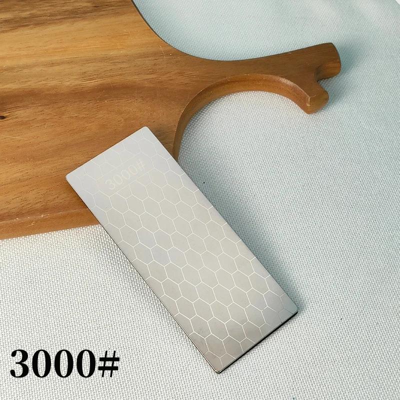

Алмазный точильный камень для ножей 150-3000# Grindstone Knife Sharpener Ультратонкий точильный камень с сотовой поверхностью 151x63x3mm
