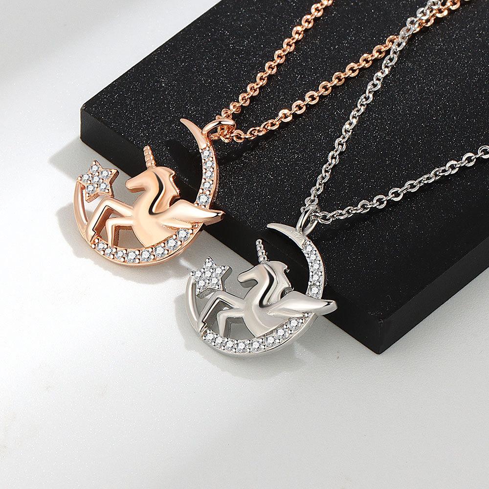 Lindon Women Necklace Pendant Copper Alloy Zircon For Women Wedding Party Fashion Gift
