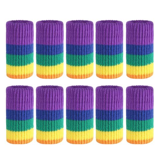 

Простой рукав с фиксатором для пальцев, мягкий мультистиль разноцветный