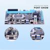 H81 LGA1150 Desktop Motherboard, Micro ATX Gaming Motherboard, Dual Channel DDR3, M.2 NVMe, NGFF 6Gb/s PCIe Motherboard