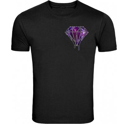 Galaxy Melting Diamond T-Shirt Unisex Heavy Cotton T-shirt Tee S To 5XL