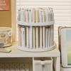 360° Rotating Brush Holder - Sleek White Plastic Organizer Large Capacity Makeup Brush Storage Bucket, Multi-Functional Rack