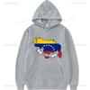 Venezuela Libre Sweatshirt Hasta El Final Con Venezuela Gift for Venezuelans Spring and Autumn Long Sleeve Men Pullovers