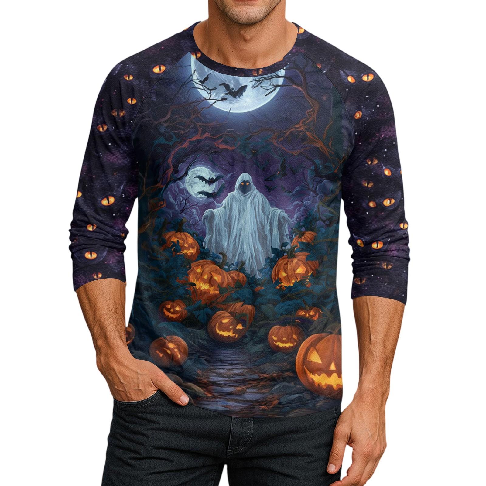 

Чоловічий топ-футболка з круглим вирізом та рукавами-плунжерами L помаранчевий