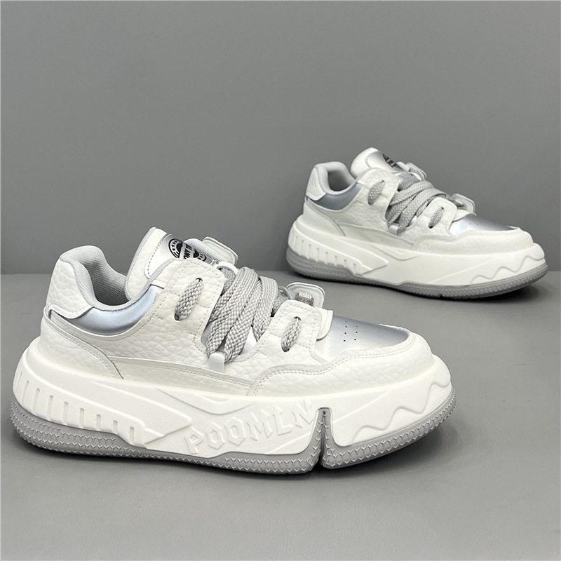 

YJ light luxury high-end board shoes autumn new leather thick sports leisure sub gm 38 leather shoe size