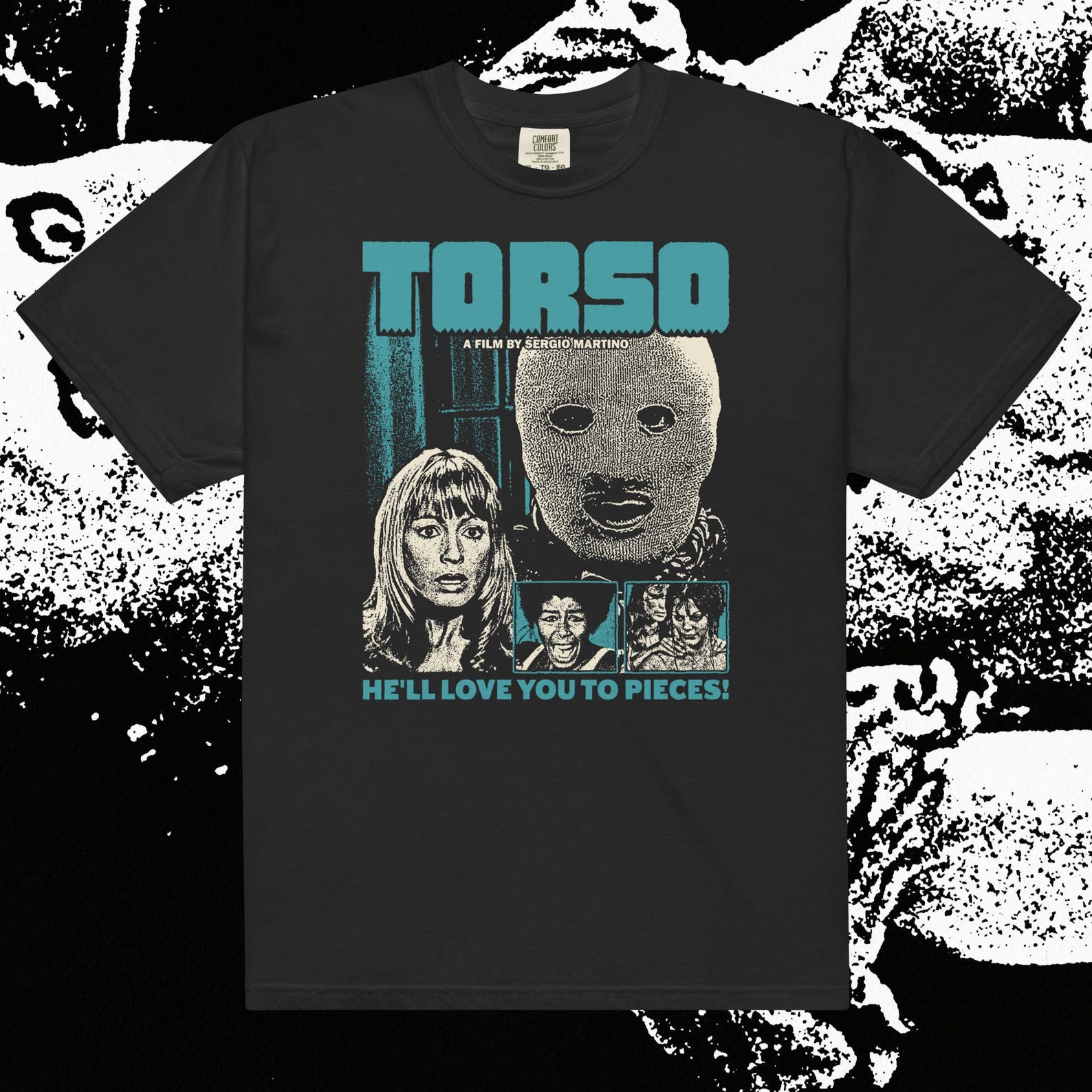 Torso Directed By Sergio Martino: Giallo Comfort Colors T-Shirt 2XL