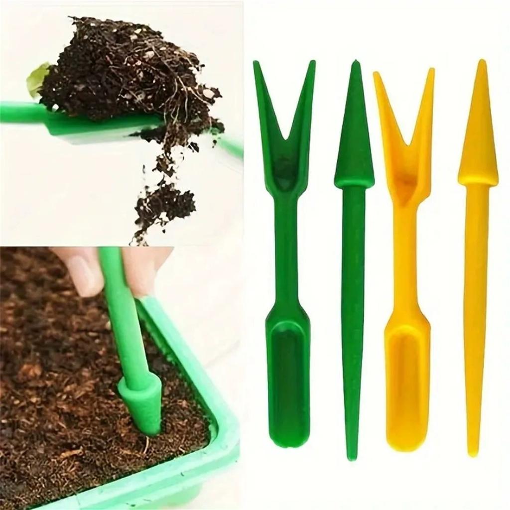  Plant  Shovel, Garden Transplanting Tool, Manual Seeder and Soil Hole Puncher, Small Hand Tools for Planting  and Gardening
